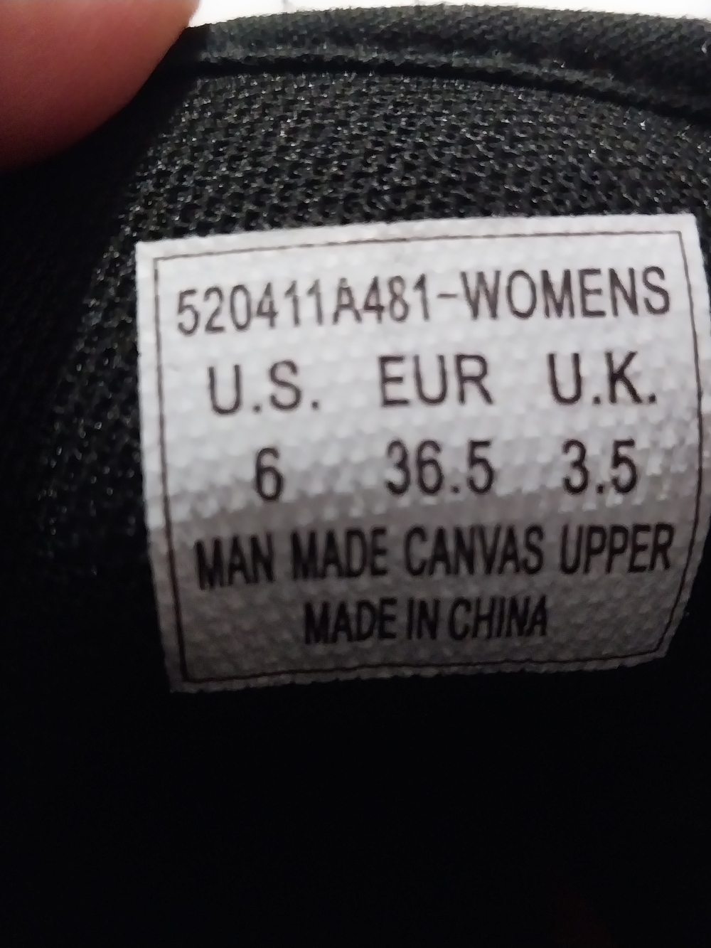 Levi's Black & White Womem"s  Floral Canvas Sneaker Size 6 - Picture 6 of 9